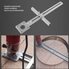 Kadimendium Woodworking Circle Cutting Jig Alloy Steel Circle Cutter Trimming