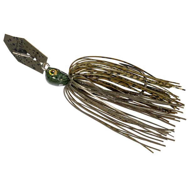 Z-Man CBEV38-04 ChatterBait Elite Evo, 3/8 oz, Green Pumpkin