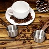 2Pcs Coffee Scoop 1/8 Cup Measuring Scoops Stainless Steel Coffee