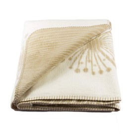 Forster Plaids Maxi Blanket 150 x 200 cm Approx. 1400 g 100% Organic Cotton (KBA) 1 Piece (Beige)