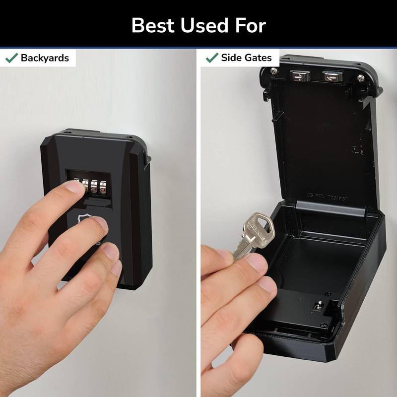 BRINKS - 80mm 4-Dial Resettable Combination Lock Box - Can