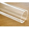 Clear acrylic Plastic Plexiglass Pipe tube 4" 114 mm 3
