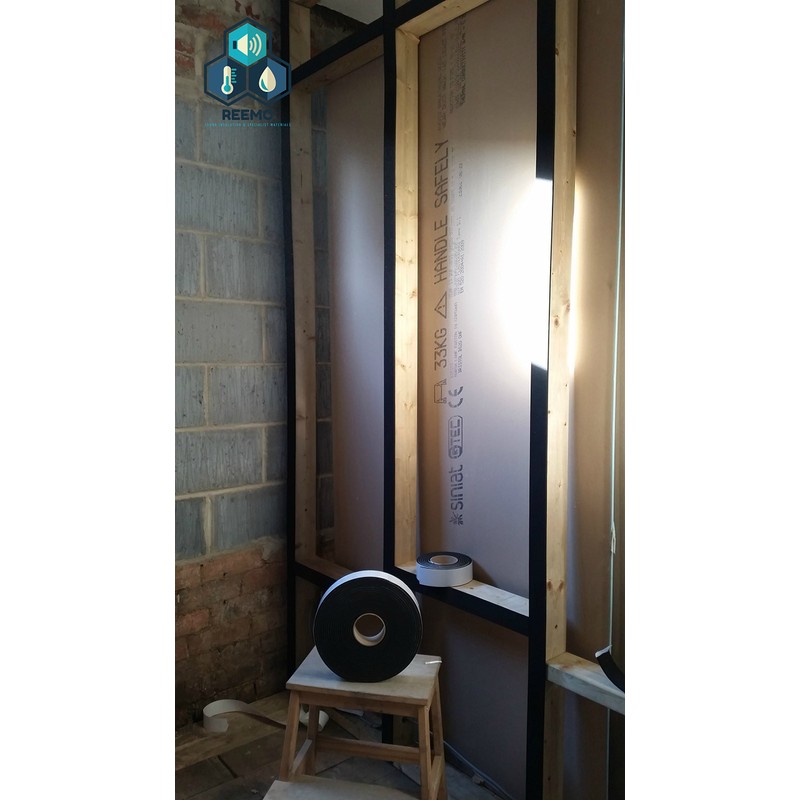 Acoustic / Soundproofing Resilient Tape - 50mm Width x 5mm