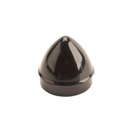 Plum Fittings Black Chain Link Fence 2" (1 7/8" OD) Aluminum Acorn Post Caps (Pack of 10)