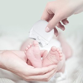Cortauñas Eléctrico Automático, Cortauñas y Limador de 2 Velocidades Tijeras de Uñas Portátiles con Luz LED Cortauñas con Carga USB para Recién Nacido