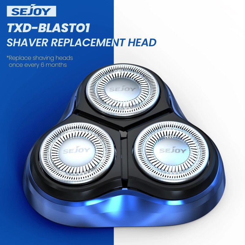SEJOY Electric Shaver Replacement Head Rotary Blade fit TXD-BLASTO1-BL