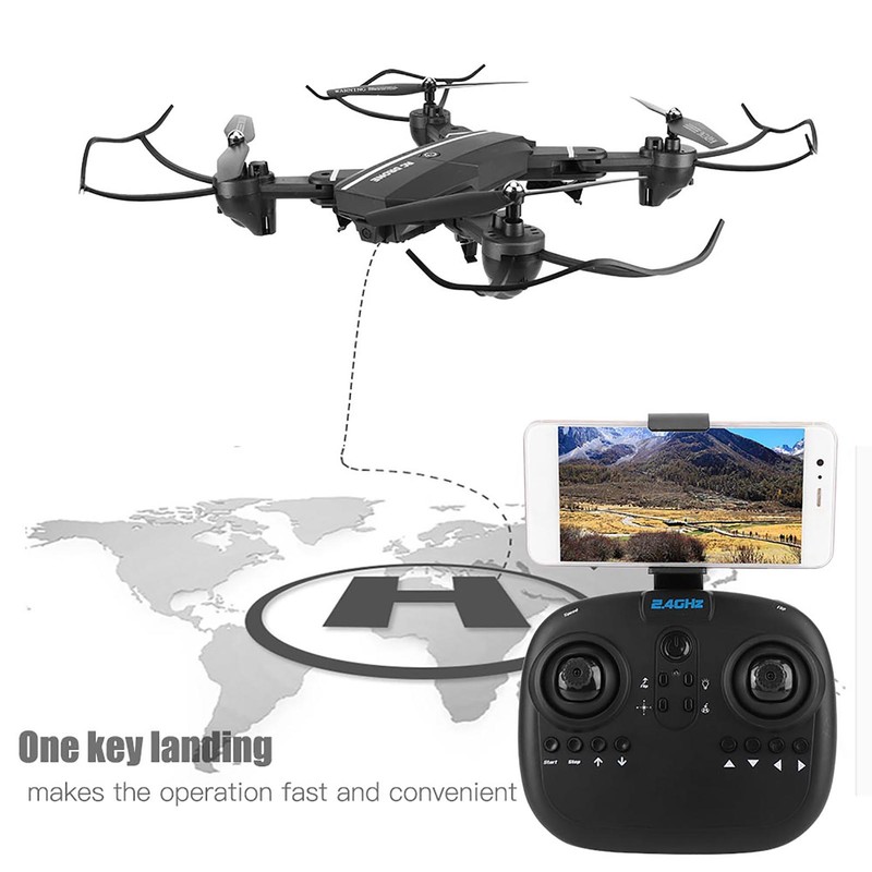 Aerial Photography Drone Foldable Quadcopter UAV with Portable Case 0.3MP