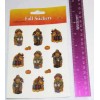 Beistle Autumn Scarecrow Stickers, Scarecrow stickers, 4 SHEETS/PK #94004 #L