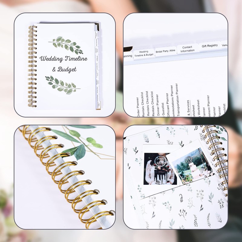 Wedding Planning Book,Wedding Planner Book and Organizer for The Bride,