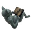 SMRTHMRT Creative and Abstract Animals Statues,Smart & Cute Reading Cat
