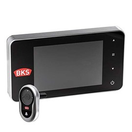 BKS DS-40 Digital Door Viewer with 4.0 Inch TFT Display Including Bell, Night Vision Function and Recording Function