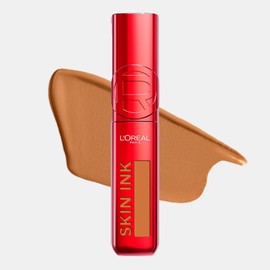 L'Oréal Paris Infallible Skin Ink Base de maquillaje y corrector 2 en 1 de larga duración y resistente a transferencias, tono 375, 15ml