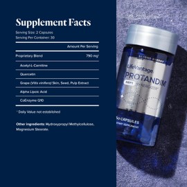 LifeVantage Protandim NRF1 Synergizer, NRF1 Activator for Cellular Health, Function, ATP Production, Mitochondrial Supplements for Energy, Vitality & Aging Support, 60 Capsules