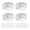 Vxcvzv Sheet Locks Mattress Corner Clips,4PCS White Plastic Bedding Sheet
