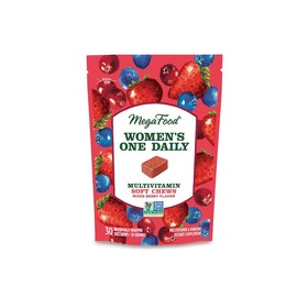 MegaFood Women's One Daily Multivitamin Soft Chews - Multivitamin for Women with Folate, Vitamin B6, Vitamin B12, Biotin, Vitamin D - Delicious Mixed Berry Flavor - Vegetarian, Non-GMO - 30 Chews | MegaFood