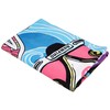 Miracle Home Aloha Microfibre Beach Towel, Multicoloured, 75 x 145