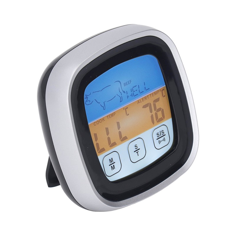 Digital Meat Thermometer LED Display Accurate Reading Meat Temperature Gauge
