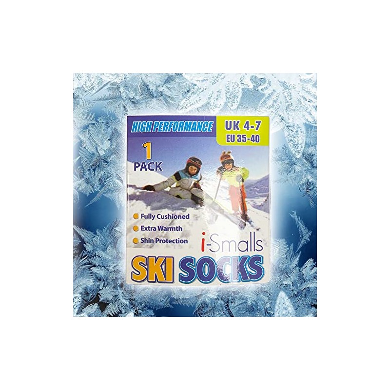 i-Smalls 1 Pair Women's Thermal Long Hose Ski Socks 4-7