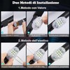 KEWAYO 4 Luci Strobe LED Wireless con Telecomando - 7