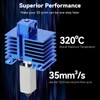 Accesorios de impresora 3D de acero endurecido, kit de cabezal