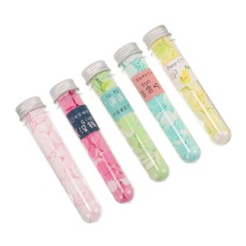 Kisangel 5pcs Portable Scented Soap Petals Foaming Soap Flakes for Outdoor Travel Lightweight Washable Slice for Camping Hiking and Daily Use