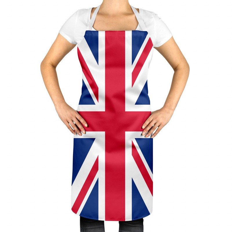 Union Jack Flag Apron, Platinum Jubilee Party Decoration Idea, 70