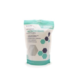 Gtechniq Marine Microfibre Buff Cloth for Boats, Yachts, Powerboats and Jet Skis, Ultrasoft Cleaning Cloth with Ultra Split Fibres, Machine Washable, 40 x 40cm 300GSM - Pack of 3 Cleaning Cloths