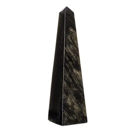 Mineralist Collection, Obsidian Tower, 17 cm, Natural Raw Healing Crystals, Gemstone for Spiritual, Reiki, Yoga, Meditation, Chakra