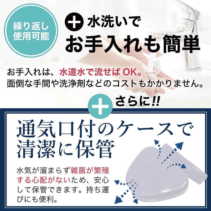 (Safe Material Mouthpiece Supervised by a Dentist) Easy Molding in