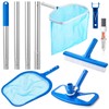 SiliFine 5 Pcs Swimming Pool Cleaning Kit 17.5'' Brush Head