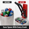 16 oz Wall-Mounted Can Crusher for Recycling – Heavy-Duty Steel