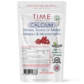 Marine Calcium and Trace Minerals from Lithothamnium calcareum - 120 Capsules (120 Capsule Pouch)