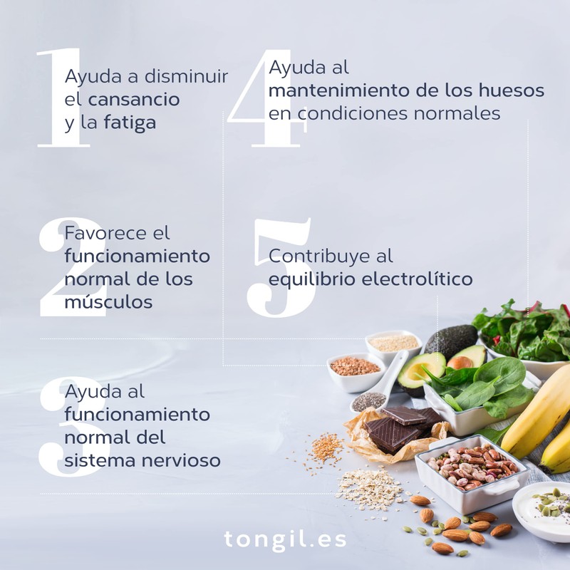 Nutricosmetics Tongil Estado Puro Magnesio 60 Vcaps