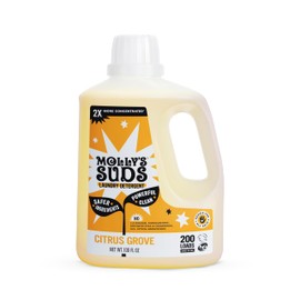 Molly's Suds Molly's Suds Liquid Laundry Detergent | Clean Laundry Detergent Soap for Sensitive Skin | 2x Concentrated, High Efficiency (HE) (Citrus Grove - 200 Loads)