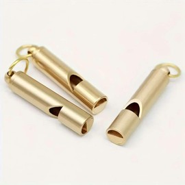 3 PCS Premium Mini Emergency Whistle-H62, Deer Whistles for Vehicles, Brass Loud Version EDC Tools