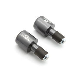 PROCNC Handle Bar Ends Grips Plug Fit for Suzuki GSX-R600 1999-2017 GSX-R750 2000-2017 GSX-R1000 2001-2017 GSXR600 750 2000-2014 GSXR1000 01-13 (Grey)