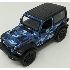 Kinsmart Pull Back Jeep Wrangler Camo 2018 - One Colour Sent at Random