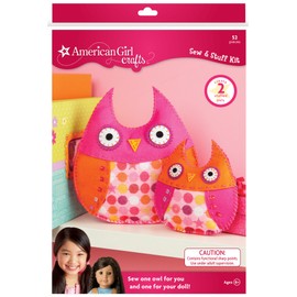 American Girl Pink Owl Bedroom Decor Girls Craft Kit