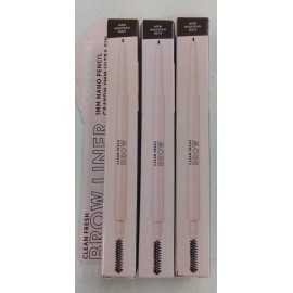 3 COVERGIRL Clean Fresh Brow Liner 1MM Nano Eyebrow Pencil #500 Medium Brown