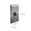 Design House 588103 Fixed Position Mount 120-Volt Outdoor Wall Plate