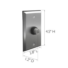 Design House 588103 Fixed Position Mount 120-Volt Outdoor Wall Plate Photocontrol, Commercial/Residential Use, Dusk to Dawn Sensor