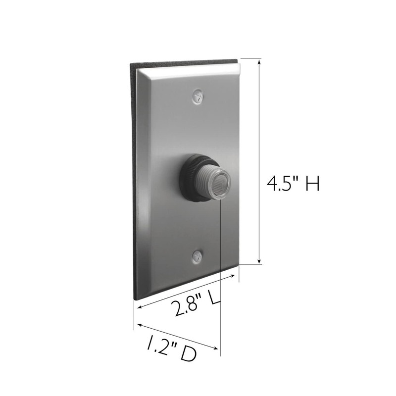Design House 588103 Fixed Position Mount 120-Volt Outdoor Wall Plate
