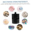GLEAVI Marble Vein Organizing Box Cotton Swab Holder Storage Boxes