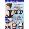 【猫背から美姿勢へ】 姿勢サポーター 姿勢ベルト 猫背ベルト 姿勢 【姿勢を整え背筋補正、男女兼用】 (L 身長160〜180cm、60〜75kg)