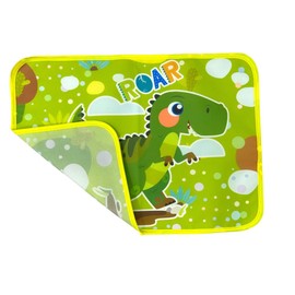 Dinosaur Waterproof Fabric Placemat, Table Placemat, Washable and Heat Resistant, Non Absorb, 40 x 30 cm, 100% Polyester