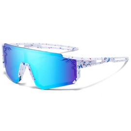 Rycrosdy 1/2/3 pcs Youth Baseball Glasses Boys Girls UV400 Kids Teen Softball Sunglasses Child Young Men Women Bike Football Eyewear - NY10