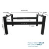 Mini Split Stand Ground Mounting Bracket Pad for 9,000-60,000BTU AC/Heating