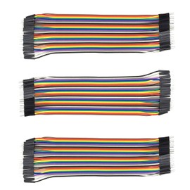 Pack of 3 40 x 20 cm male raspberry Pi cable/Arduino cable/jumper cable/FDD cable