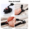 9-Piece Zipper Repair Kit with Replacement Zipper Pulls - Instant