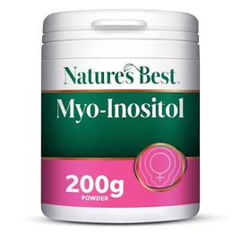 Nature's Best Myo-Inositol Powder - Suitable for Women - Fast Absorbing - Delicious & Easy to Mix - UK Made - 200g Powder, 50 Servings